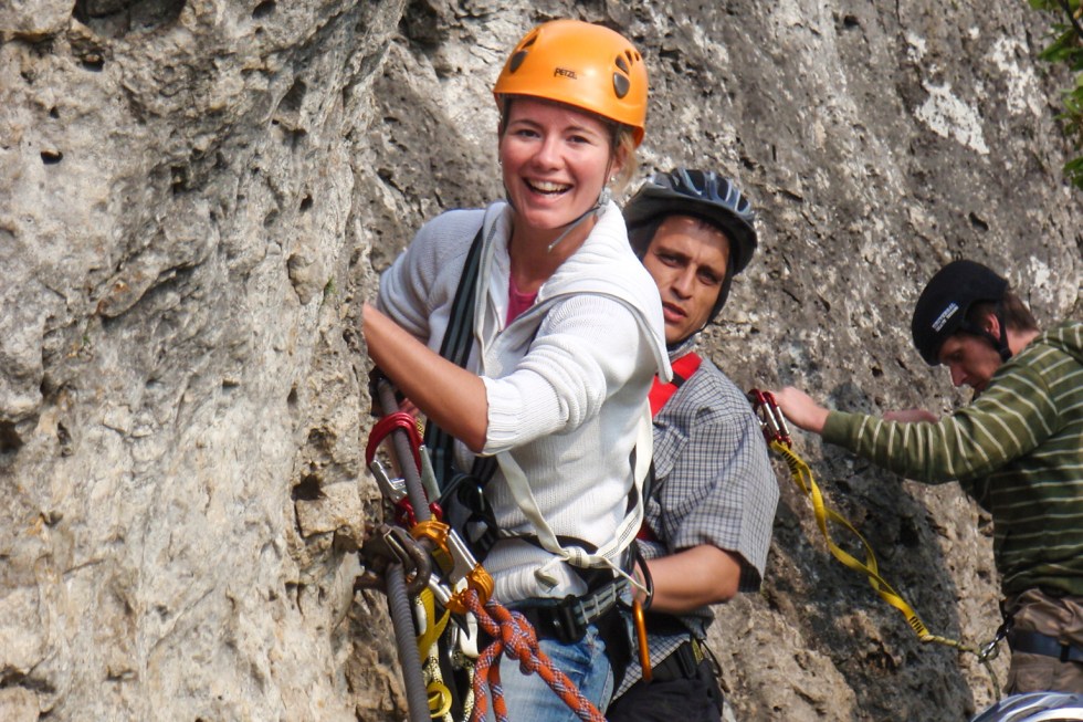 Klettersteig bei Hirschbach