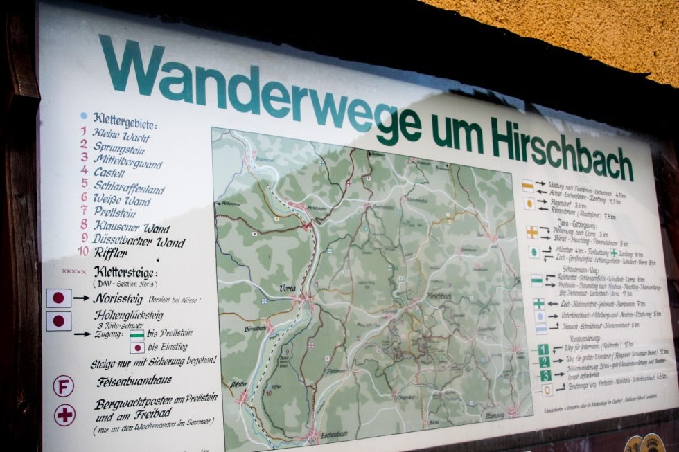 Vielfältige Wanderwege rund um Hirschbach